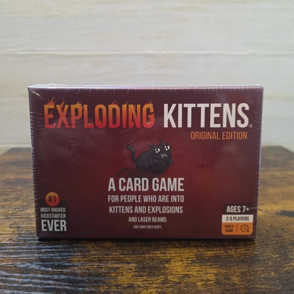 Explodoing Kittens- A CARD GAME FOR PEOPLE WHO ARE INTO KITTENS AND EXPLOSIONS
